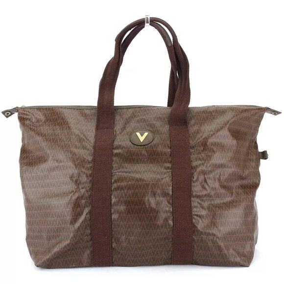 MARIO VALENTINO Tote bag PVC ?~ leather Authentic used T18432